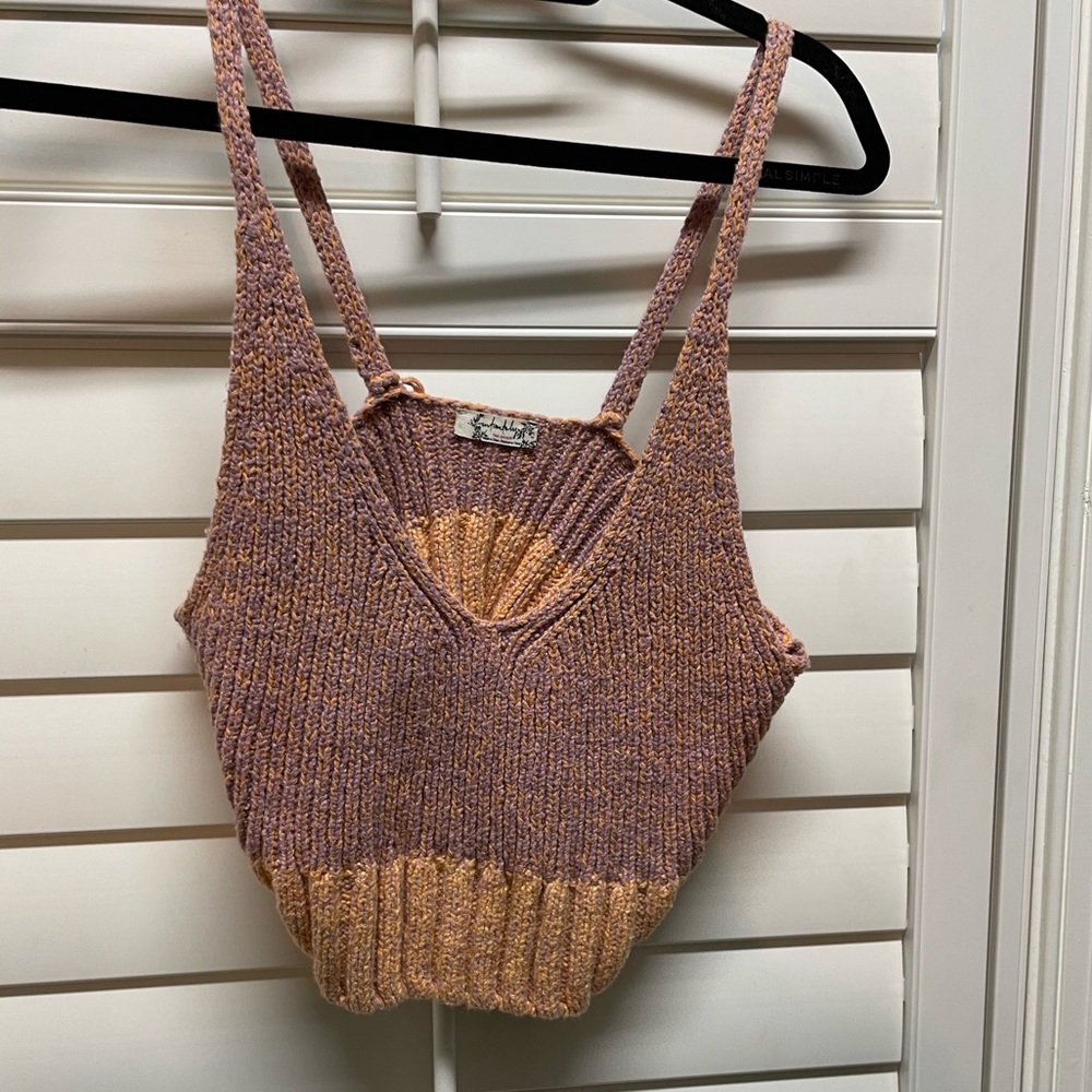 Free people cropped sweater top